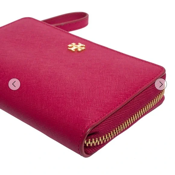Tory Burch Red Leather Wristlet - Picture 2 of 8